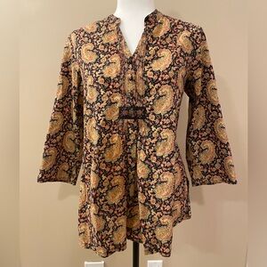April Cornell Boho Cotton Tunic sz S
